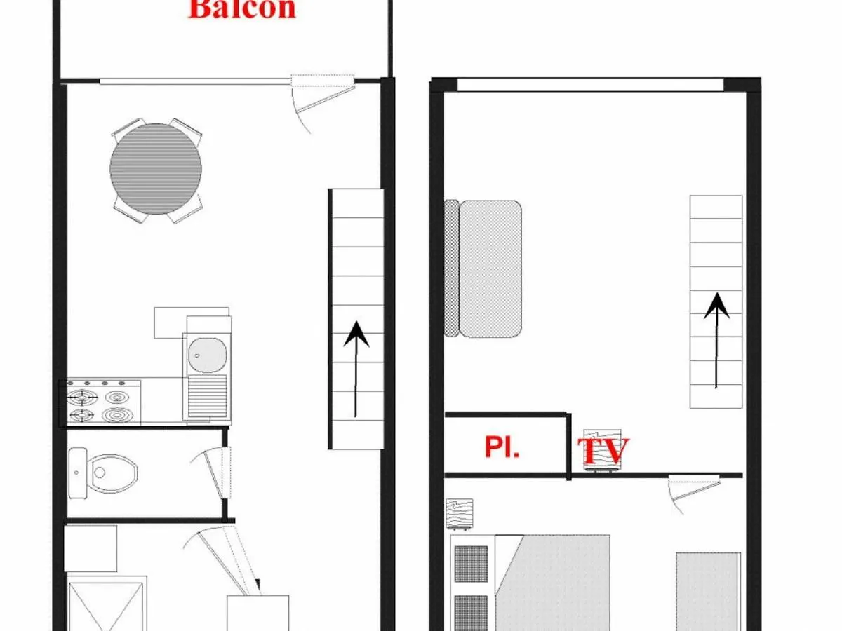 Charmant Duplex Renove, Vue Sur Mont Charvin, 4 Pers. - Fr-1-505-25 Apartment Notre-Dame-de-Bellecombe